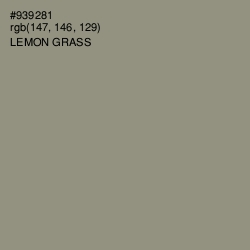 #939281 - Lemon Grass Color Image